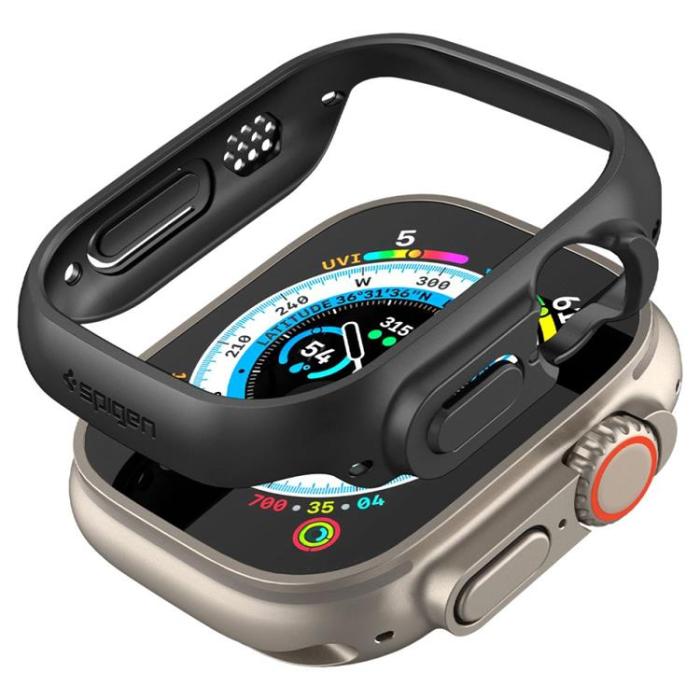 Spigen - Spigen Apple Watch Ultra (49mm) Skal Thin Fit - Svart