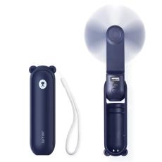 Jisulife - Jisulife B&auml;rbar USB Mini Handfl&auml;kt med Powerbankfunktion 2000mAh Life8 - Bl&aring;