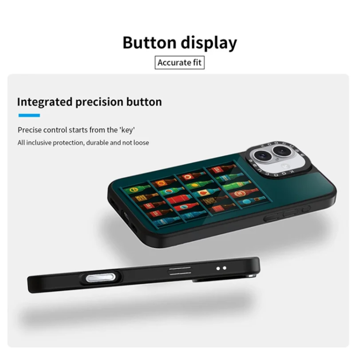 A-One Brand - iPhone 16 Mobilskal MagSafe Aluminium Silikon