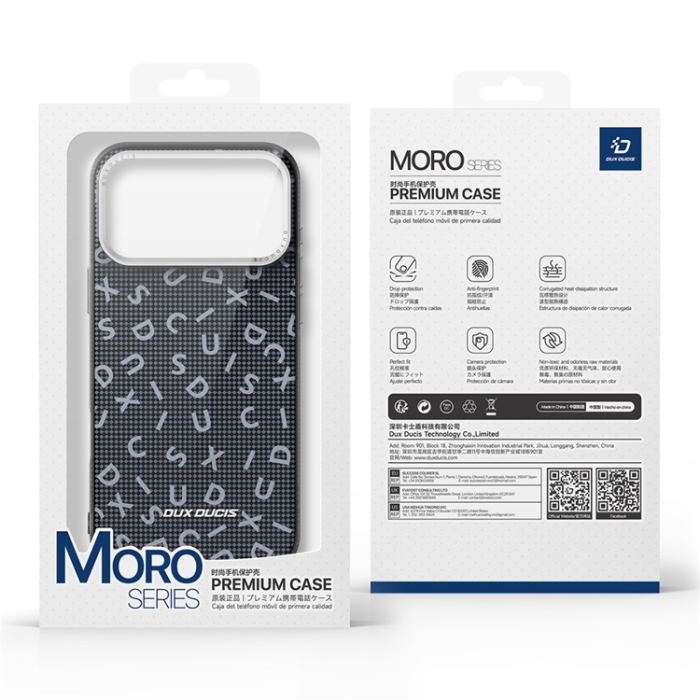Dux Ducis - DUX DUCIS iPhone 17 Pro Max Mobiskal MagSafe Moro - Svart