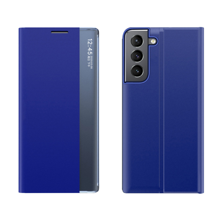 OEM - Galaxy A54 5G Fodral New Sleep Flip Stativ - Blå