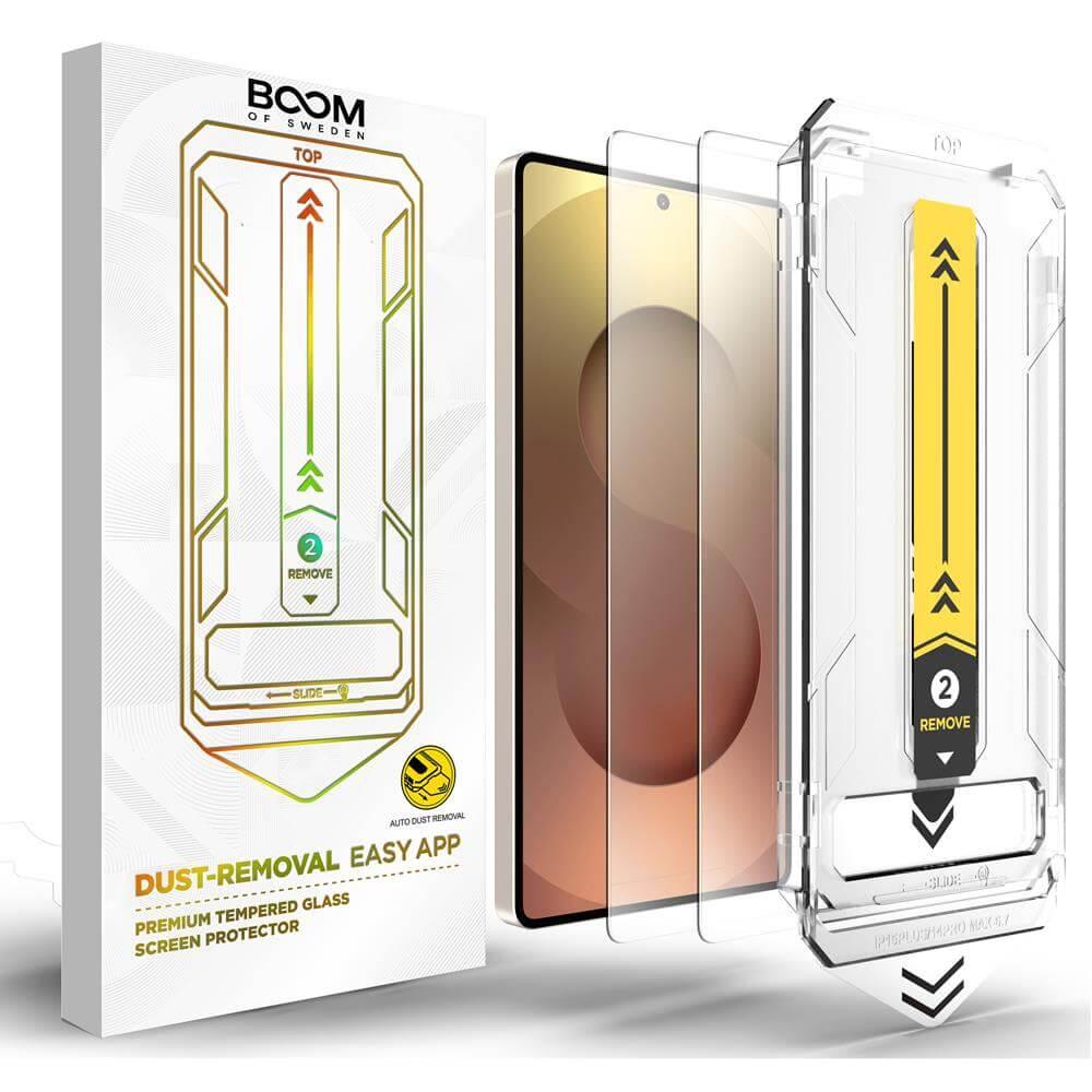 LIVSTIDSGARANTI - BOOM Galaxy S25 Ultra Härdat Glas Skärmskydd - 2 Pack | 5468 | AlltMobil