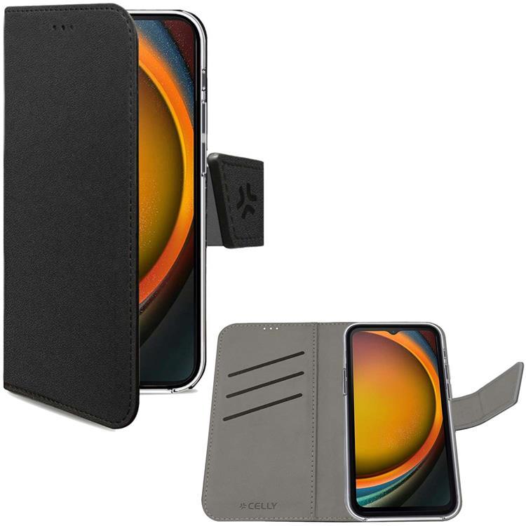 Celly Galaxy XCover 7 Plånboksfodral Wally - Svart | 2353 | AlltMobil