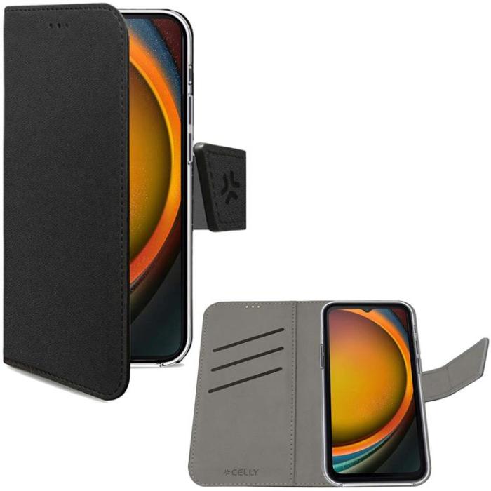 Celly - Celly Galaxy XCover 7 Plånboksfodral Wally - Svart