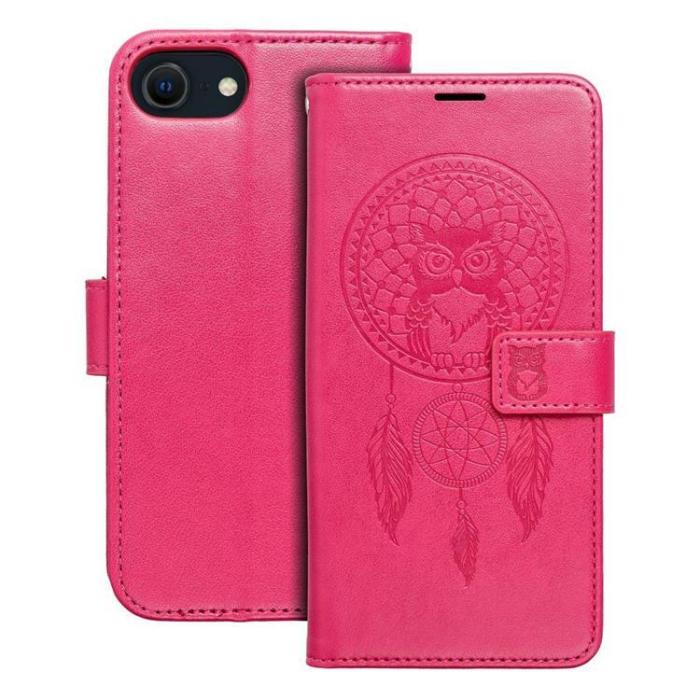 OEM - iPhone 7/8/SE (2020/2022) Plånboksfodral Mezzo - Magenta