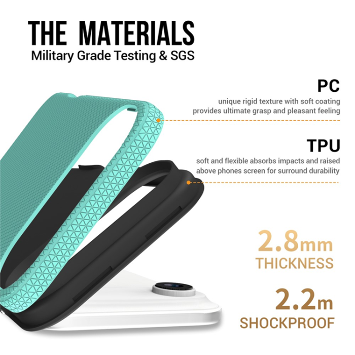 A-One Brand - iPhone 17 Air Mobilskal MagSafe Protective TPU+PC - Mintgrön