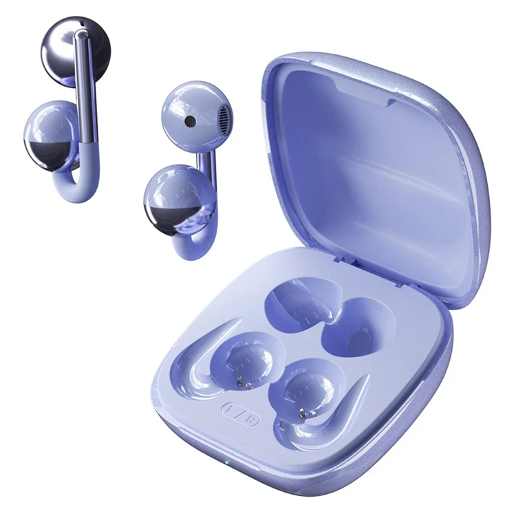 OWS In-Ear Gaming Hörlurar Bluetooth ENC F22 - Lila (Lila) | 505771 | AlltMobil