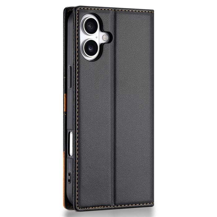 N.BEKUS - N.BEKUS iPhone 17 Plånboksfodral RFID Blocking P3 - Svart