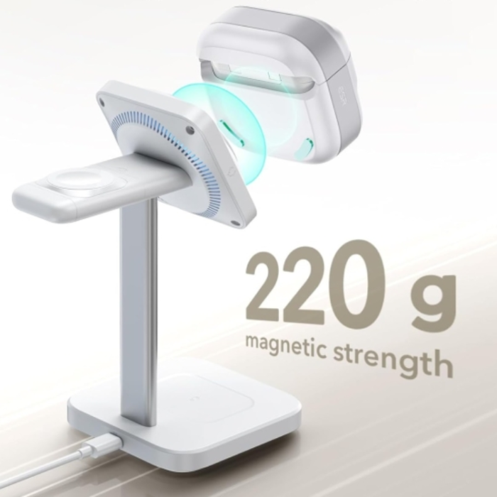 ESR - ESR Airpods 4 Skal Magsafe Halolock - Vit