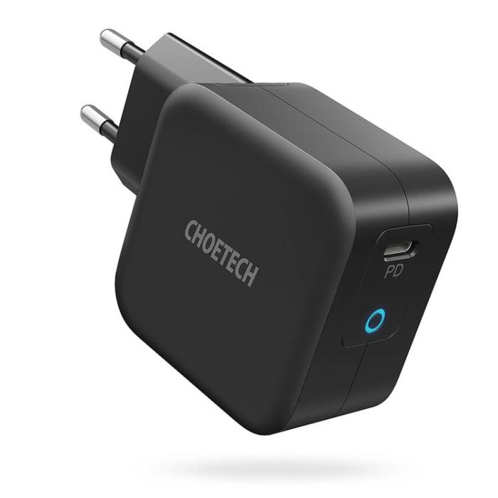 Choetech - Choetech Väggladdare 61W GaN USB-C - Svart