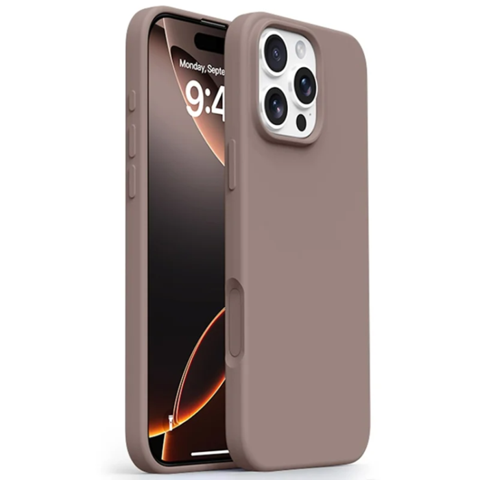 A-One Brand - iPhone 16 Pro Max Mobilskal Ultra Thin Silikon - Chestnut Brun