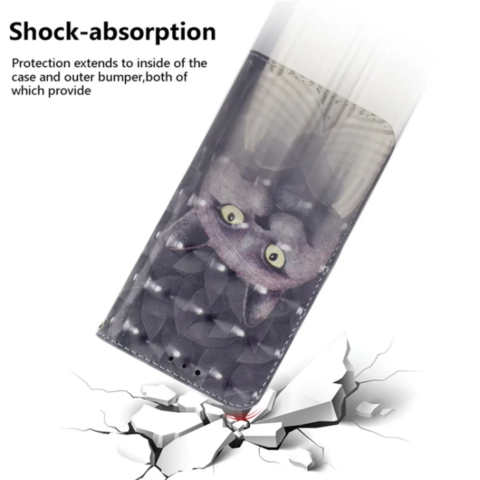 A-One Brand - Sony Xperia 10 VI Plånboksfodral 3D Pattern - Cat