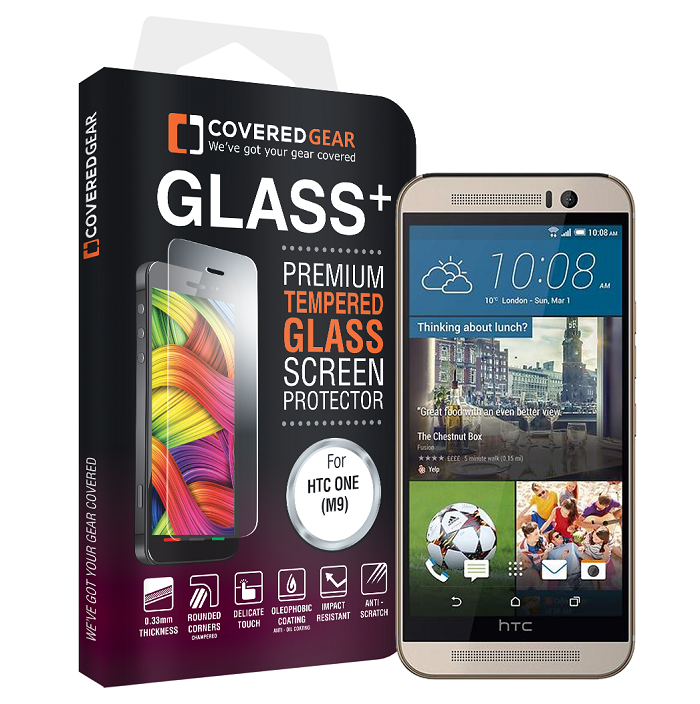 CoveredGear Härdat Glas Skärmskydd till HTC One M9 | 5468 | AlltMobil
