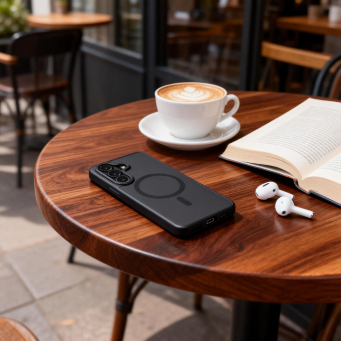 Tech-Protect - Tech-Protect Mobilskal För Galaxy S26 Plus Magsafe - Matte Svart