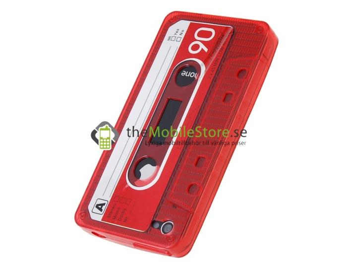 UTGATT1 - FlexiCase Skal till iPhone 4 - Kassett (Red)