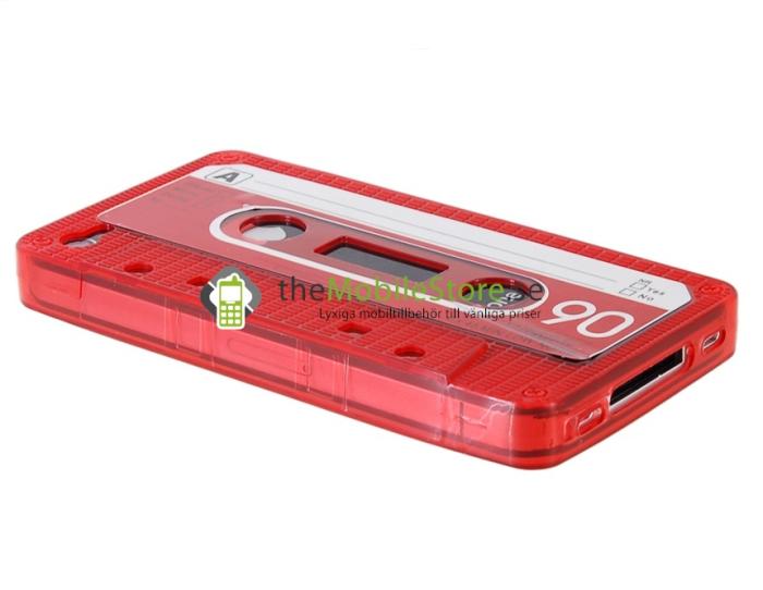 UTGATT1 - FlexiCase Skal till iPhone 4 - Kassett (Red)