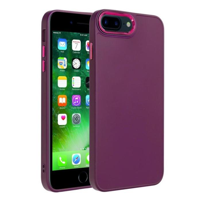 OEM - iPhone 7/8 Plus Mobilskal Frame - Lila