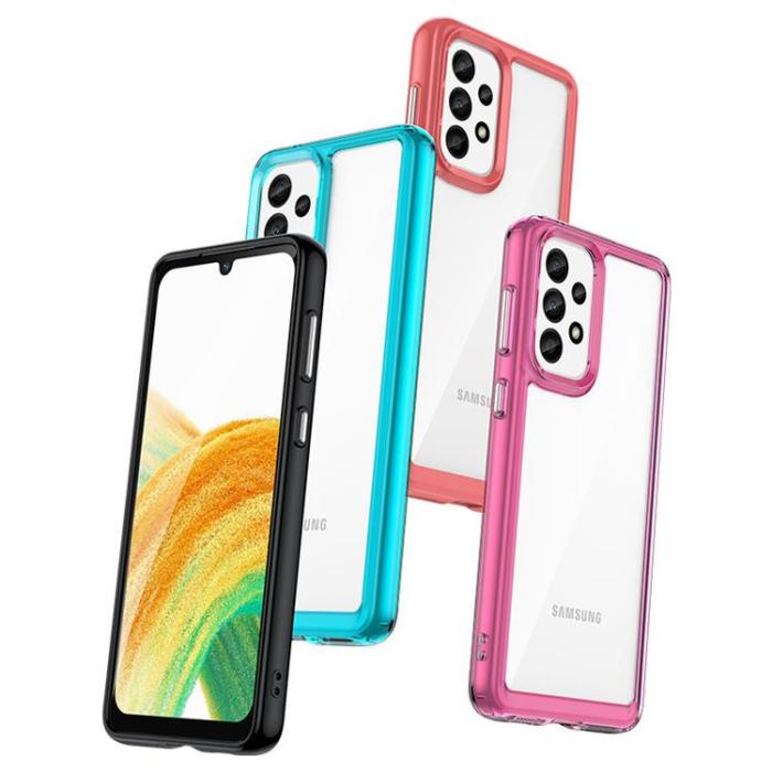 OEM - Galaxy A33 5G Skal Outer Space Flexible - Röd