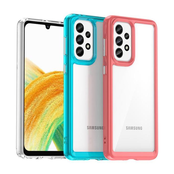 OEM - Galaxy A33 5G Skal Outer Space Flexible - Röd
