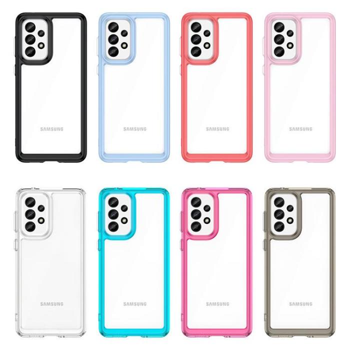 OEM - Galaxy A33 5G Skal Outer Space Flexible - Röd