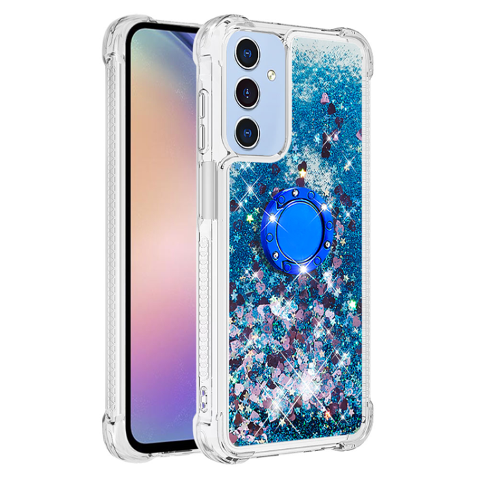 A-One Brand - Galaxy A17/A26 Mobilskal Kickstand Quicksand TPU - Blå