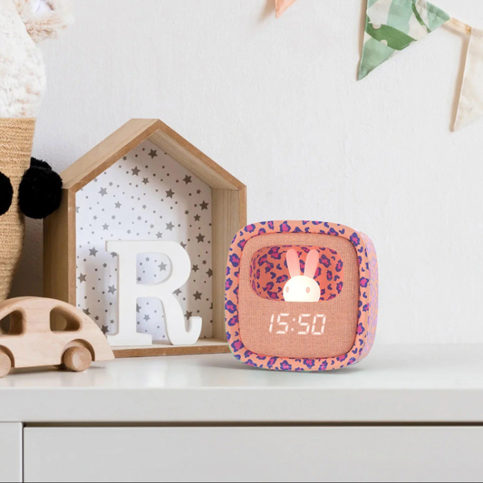 MOB - MOB Väckarklocka med Nattlampa Billy Clock - Leopard Rose