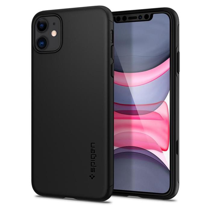UTGATT5 - Spigen Thin Fit 360 iPhone 11 Svart