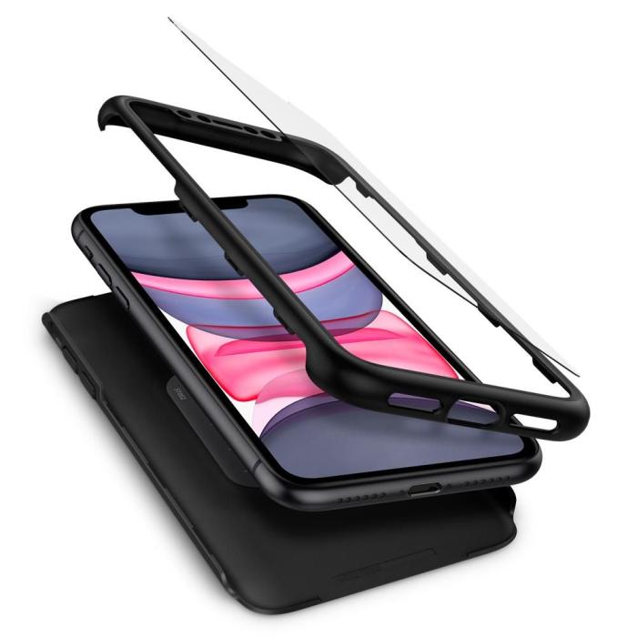 UTGATT5 - Spigen Thin Fit 360 iPhone 11 Svart