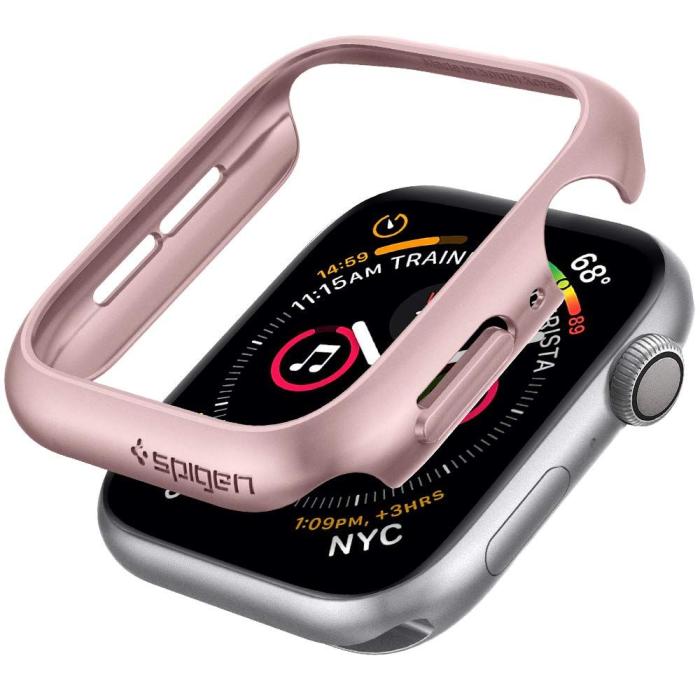 UTGATT5 - Spigen Thin Fit Apple Watch 4/5 (40 Mm) Rose Guld