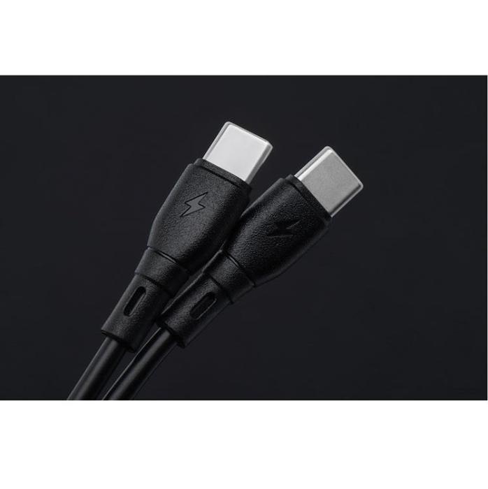 Blue Star - Blue Star USB-C - USB-C 3A 60W Kabel 1m ECO PJ73-13-3 - Svart