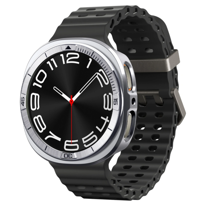 Spigen - Spigen Galaxy Watch 8 (44mm) Skal Bezel Tune Pro - Silver