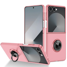 A-One Brand - Galaxy Z Flip 7 5G Mobilskal Rotatable Ring Kickstand - Rosa