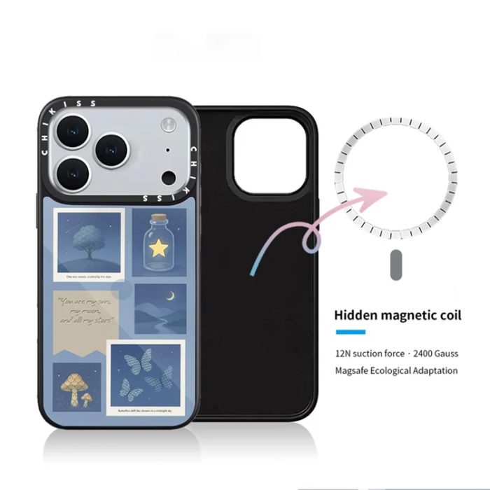 A-One Brand - iPhone 17 Pro Max Mobilskal MagSafe Aluminium Silikon