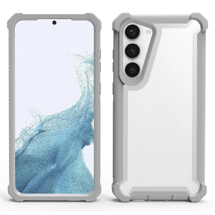 Galaxy S23 Plus Mobilskal TPU + PC Shockproof - Grå (Grå) | 2353 | AlltMobil