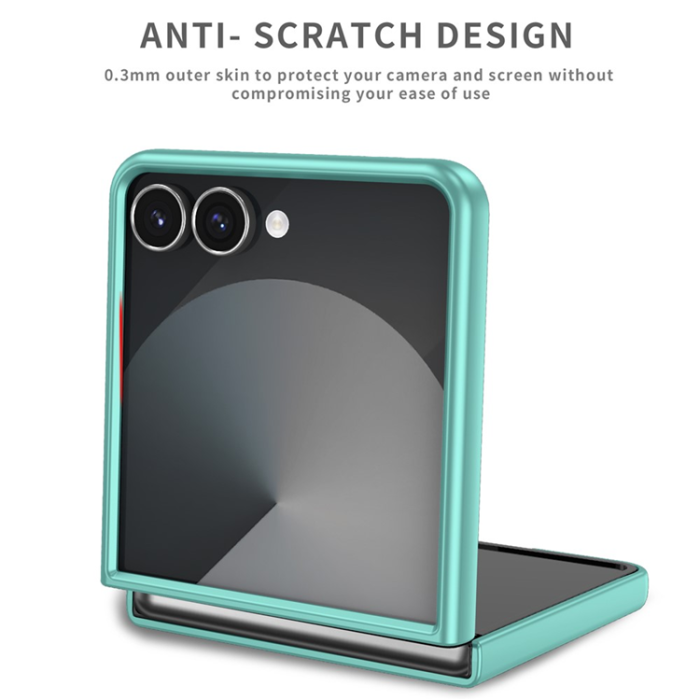 A-One Brand - Galaxy Z Flip 7 Mobilskal Rotatable Ring Kickstand