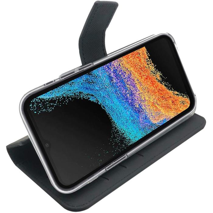 Celly - CELLY Galaxy Xcover6 Pro Plånboksfodral - Svart