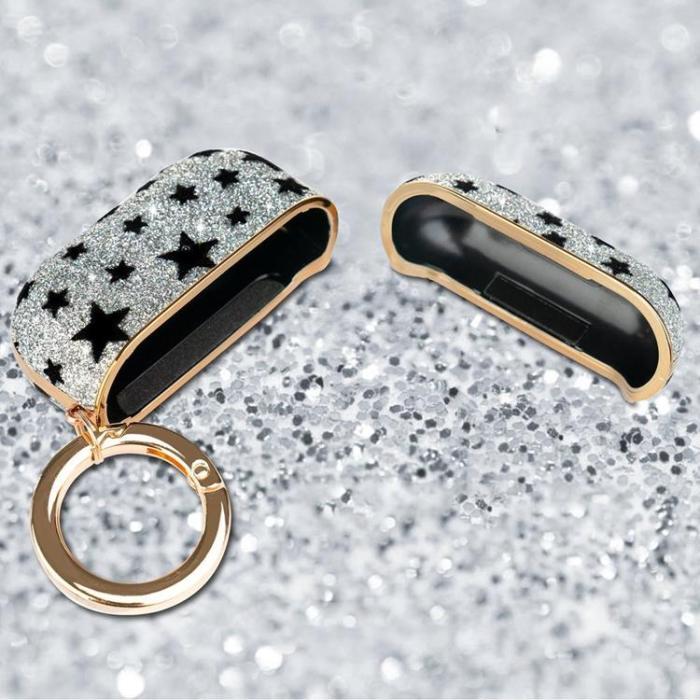 UTGATT1 - Kingxbar Black Star Skal AirPods Pro - Silver