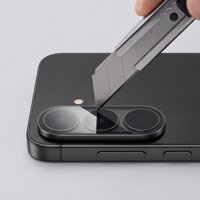 Spigen - Tech-Protect Härdat Glas Kameraskydd För Galaxy S26 FE Fit Plus - Clear
