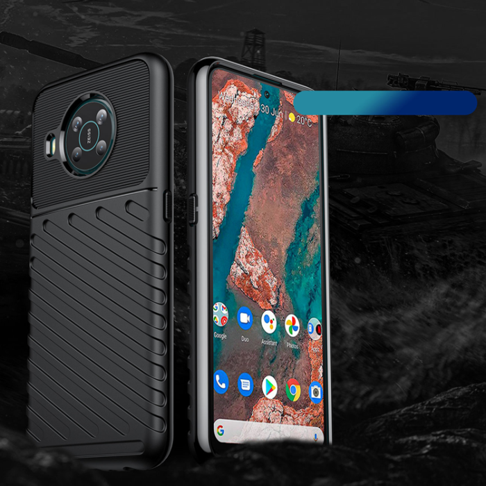 OEM - Nokia X100 Mobilskal Thunder Flexible Armored - Svart