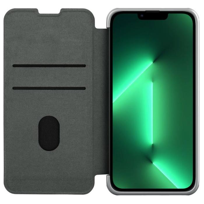 UTGATT1 - Nillkin iPhone 13 Pro Max Plånboksfodral Kameraskydd Holster Flip - Grå