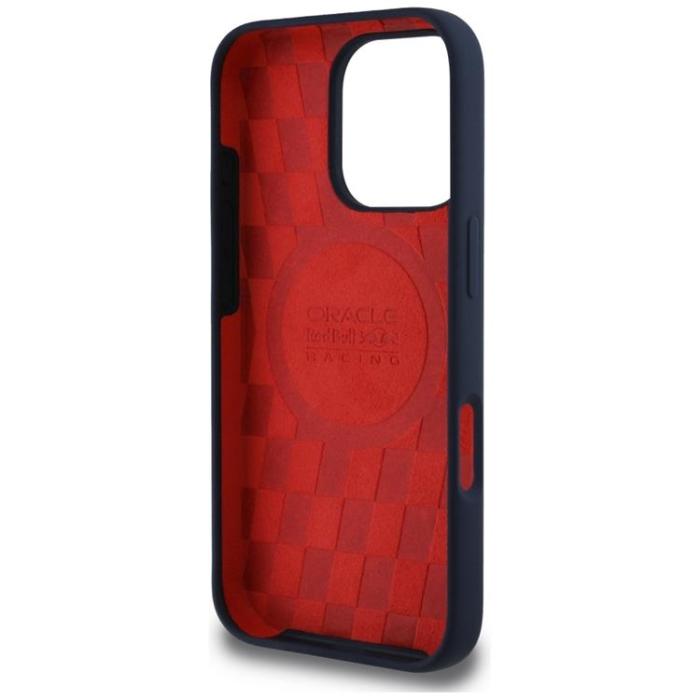 Red Bull - Red Bull iPhone 16 Pro Max Mobilskal MagSafe HC Silikon Red Lining ORB20 - Navy