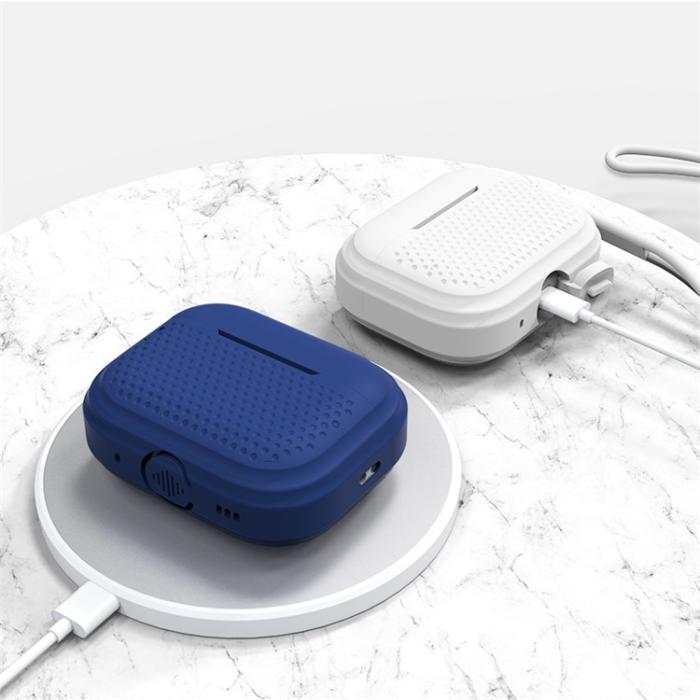 A-One Brand - Airpods Pro 2 Skal Silikon med Rem - Svart