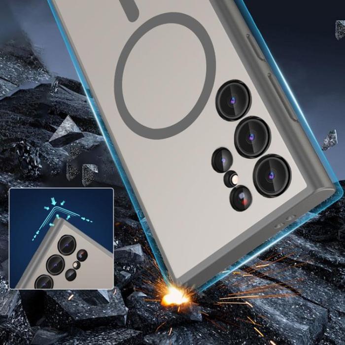 Tech-Protect - Tech-Protect Galaxy S24 Ultra Mobilskal Magsafe Magmat - Titanium