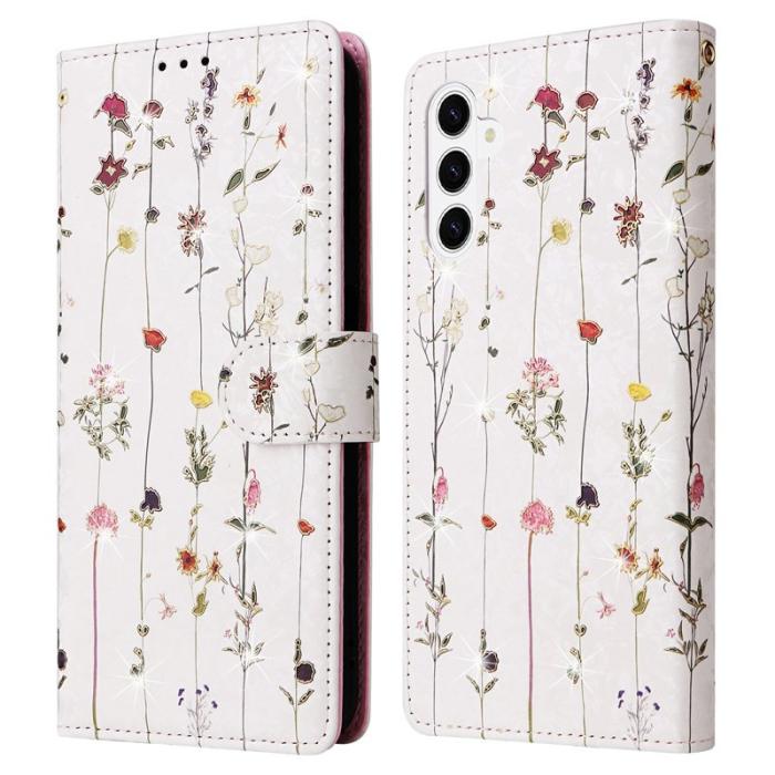 OEM - ABEEL Samsung Galaxy S26 Plus Plånboksfodral RFID-Skydd - Liten Blomma