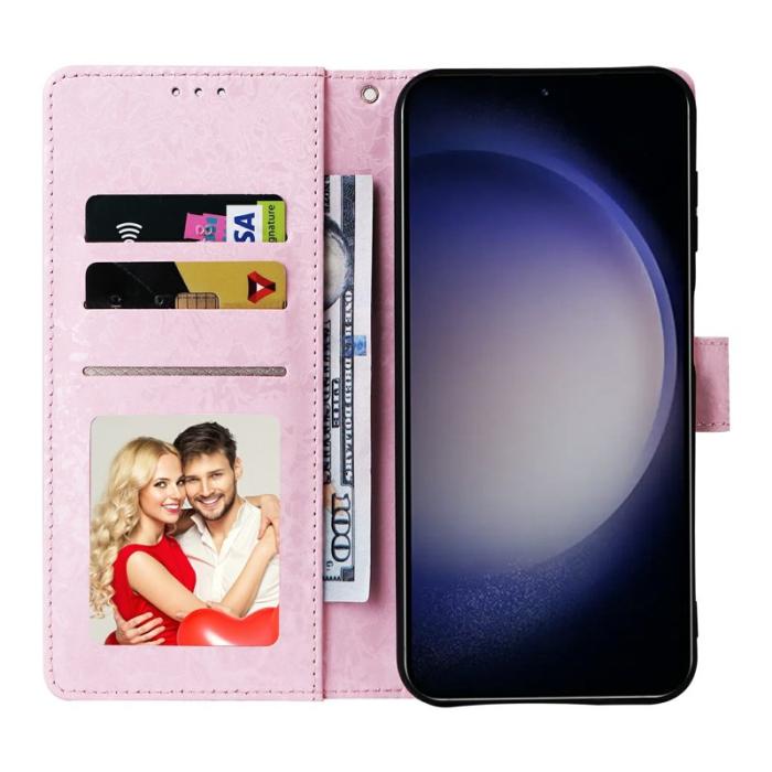 OEM - ABEEL Samsung Galaxy S26 Plus Plånboksfodral RFID-Skydd - Liten Blomma