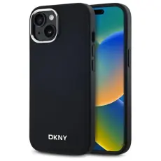 DKNY - DKNY Mobilskal till iPhone 15 Plus MagSafe Plain Logo - Svart