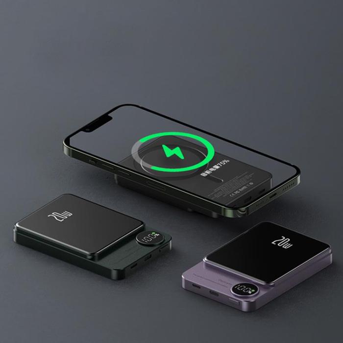 SUIDDY - SUIDDY PD20W Magsafe Trådlös Powerbank 10000mAh - Grön