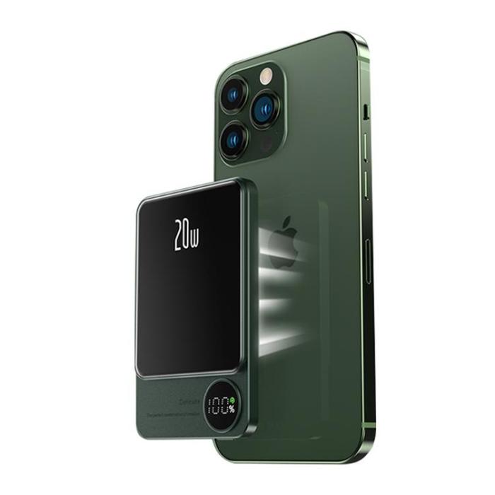SUIDDY - SUIDDY PD20W Magsafe Trådlös Powerbank 10000mAh - Grön