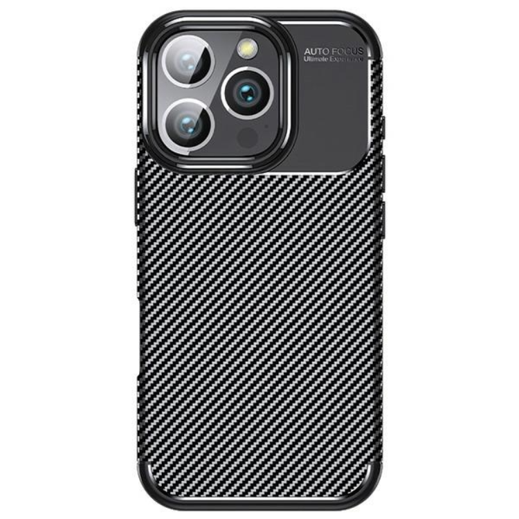 Beline iPhone 16 Pro Max Mobilskal Carbon Armor - Svart | 2353 | AlltMobil