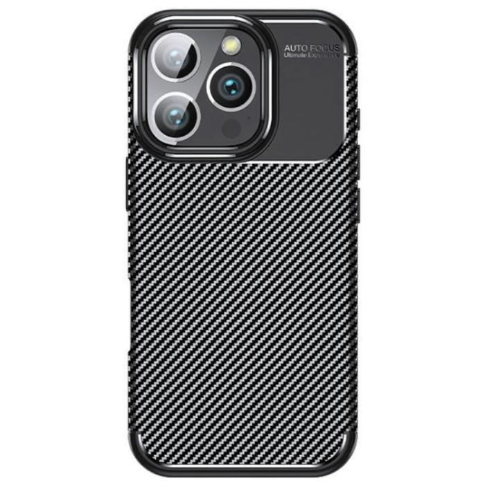 Beline - Beline iPhone 16 Pro Mobilskal Carbon Armor - Svart